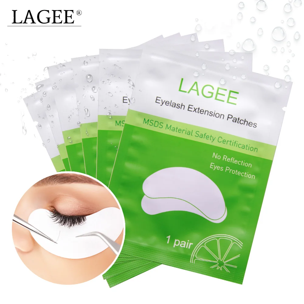LAGEE 60/100/180 пар бумажных патчей для наращивания ресниц под гелевые подушки глаз