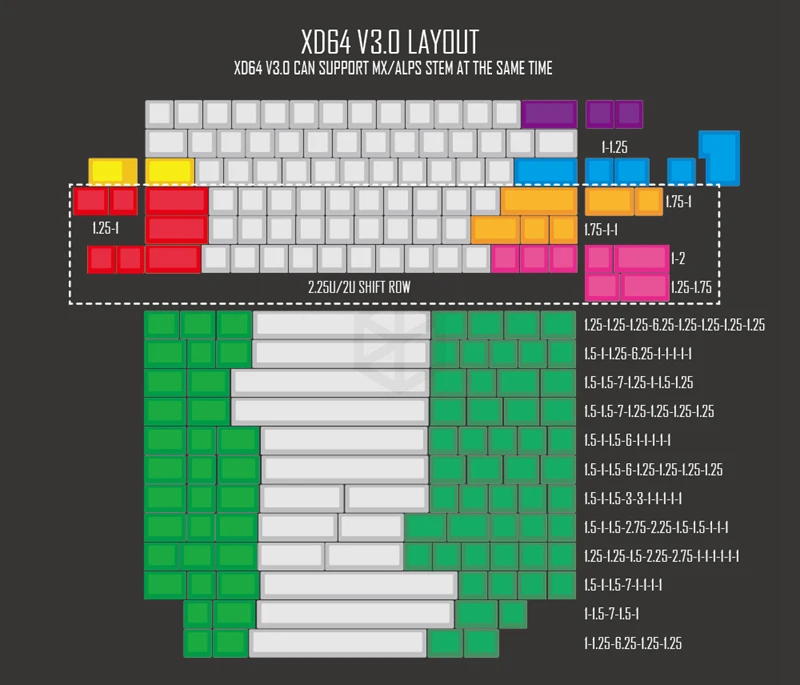 Xd60 xd64 пользовательские механическая клавиатура комплект до tp 64 клавиши поддерживает TKG-TOOLS Underglow RGB PCB GH60 60% запрограммирован gh60 kle