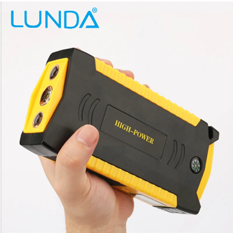 LUNDA 4USB 19B 600A портативный автомобильный скачок стартер аварийный внешний
