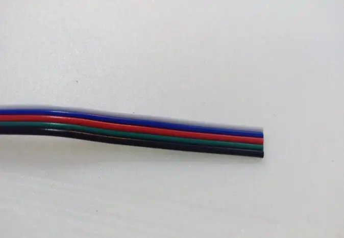 Удлинительный кабель 10-50 м 5Pin 22AWG/20AWG/18AWG белый/синий/красный/зеленый/черный