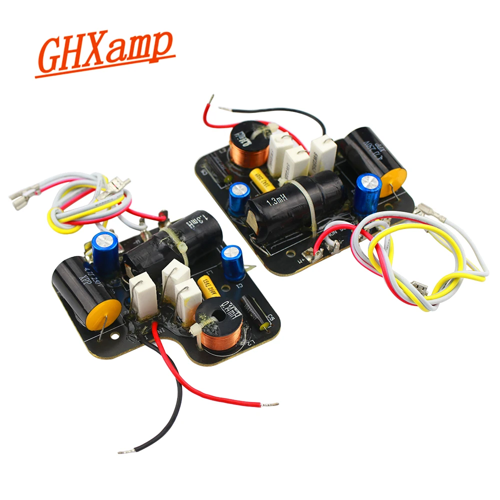 GHXAMP 2 сторонний кроссоверный твитер + басовый кроссовер 60 120 Вт Hifi 3 кГц