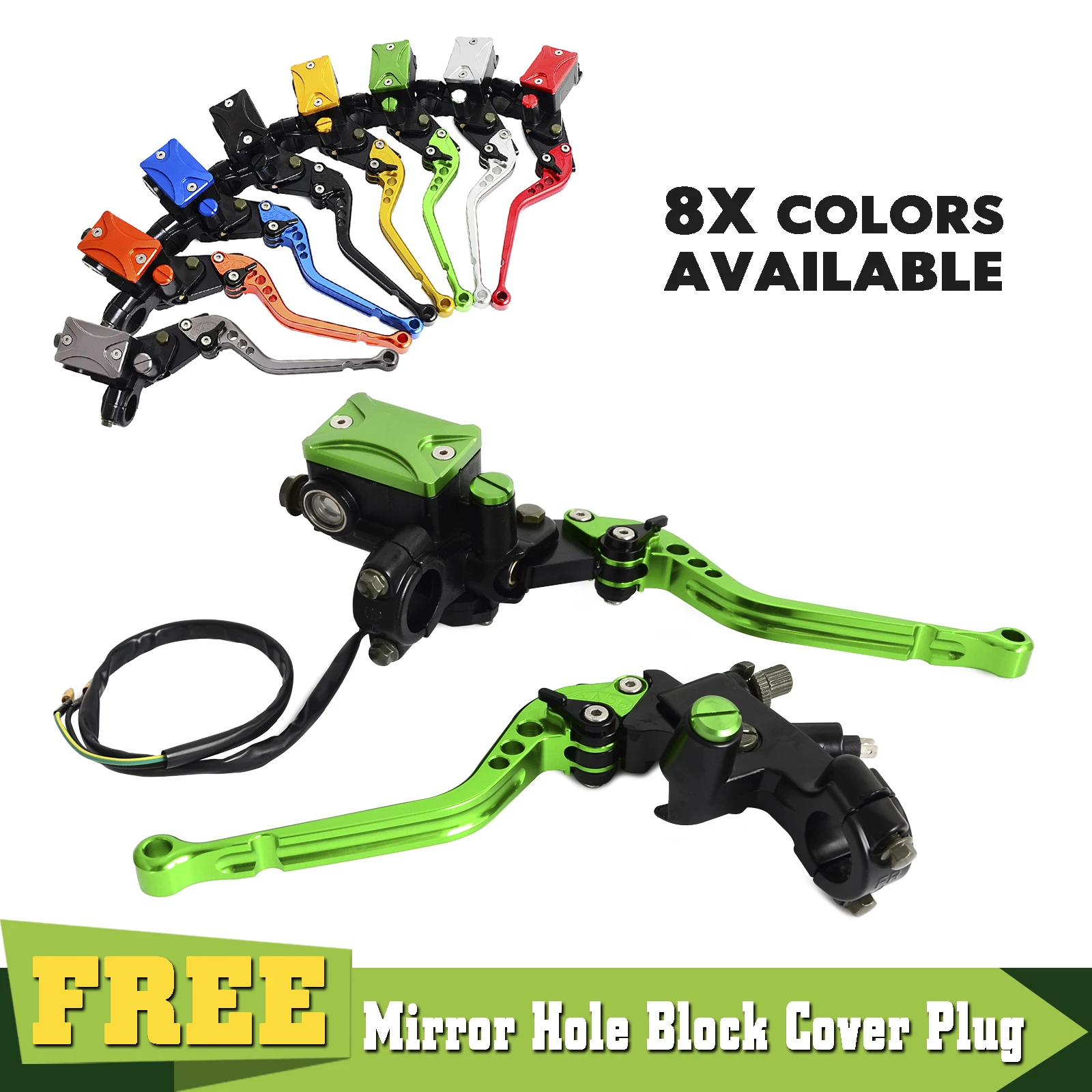 Главный тормозной цилиндр сцепления 7/8 &quot рычаг резервуара для Kawasaki KX65 85 125 250 KX250F