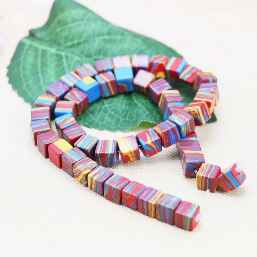 8 мм модный кубик радуги из индейки бисер для самостоятельного изготовления