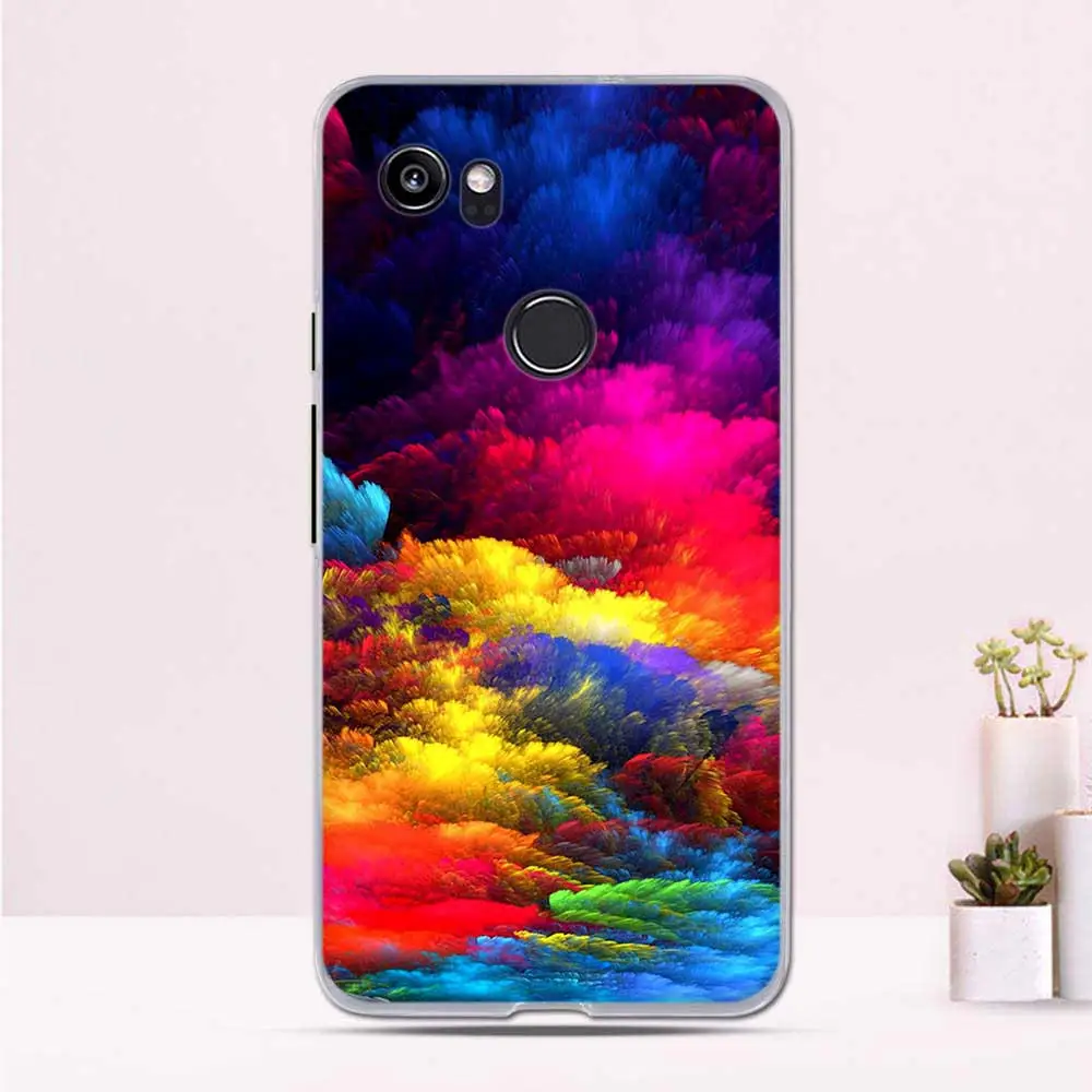 Чехол для телефона чехол Google Pixel 2 XL силиконовый мягкий ТПУ бампер 2XL | Мобильные