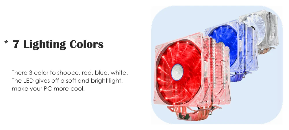 ALSEYE кулер 4 тепловые трубки двойной 4pin вентилятор Процессор кулер для LGA 1155,1156, 1151, AM2, AM3, AM4