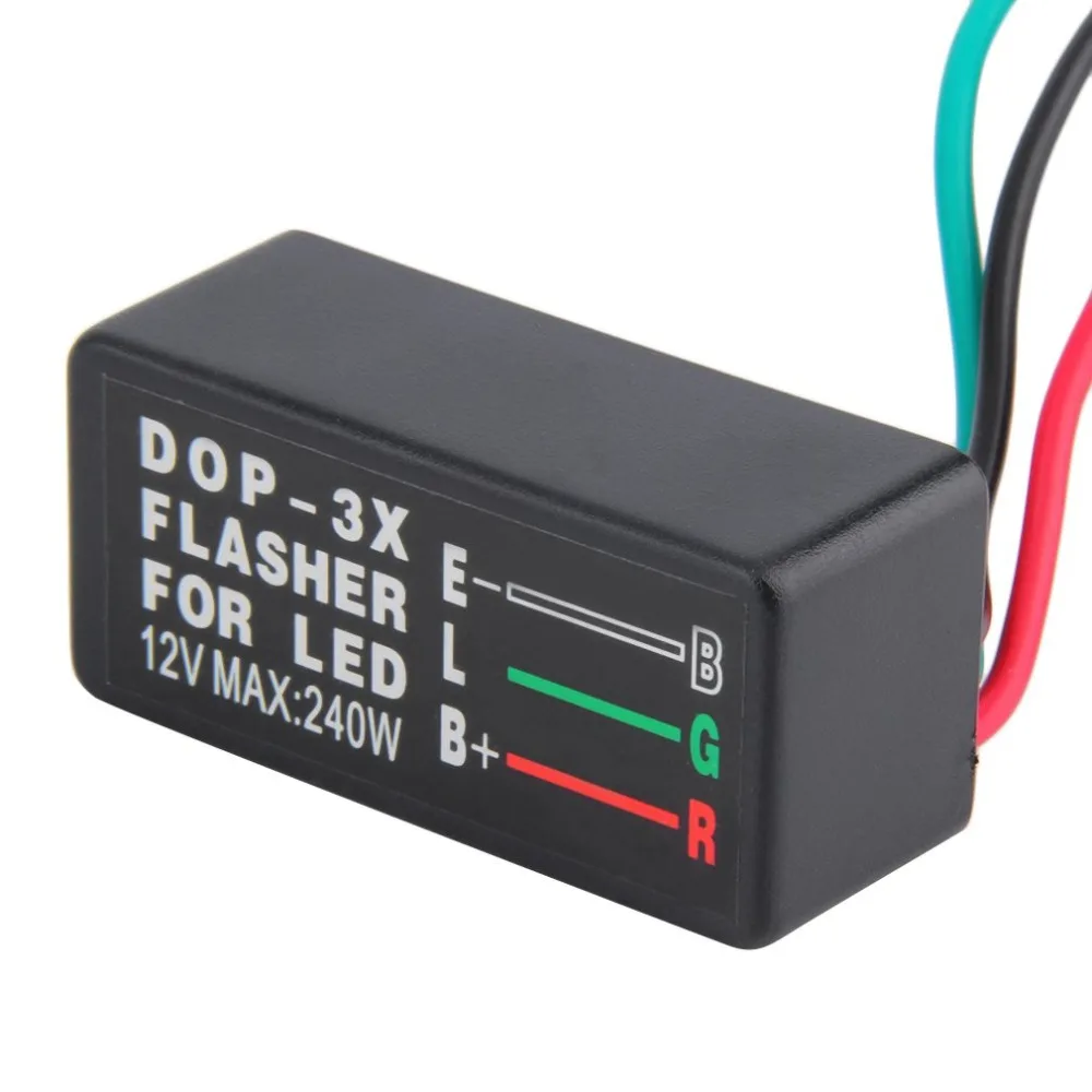 Противоударный Водонепроницаемый Универсальный 3 контактный 12V мотоциклов