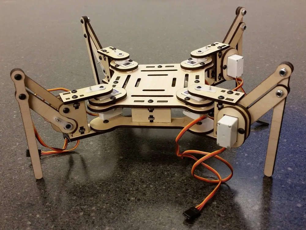 SWMAKER DIY mePed четвероногий робот 3 мм Дерево Лазерная резка рамки комплект