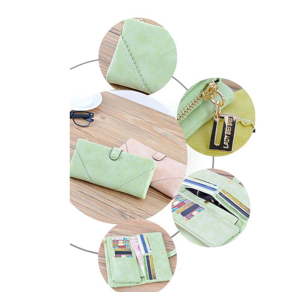 Новинка 2017 года модные женские туфли кошельки Кулиска кожаный кошелек на молнии