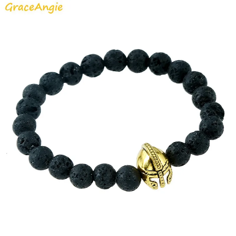 GraceAngie 1 шт. античный золотой серебряный цвет Спартанский шлем