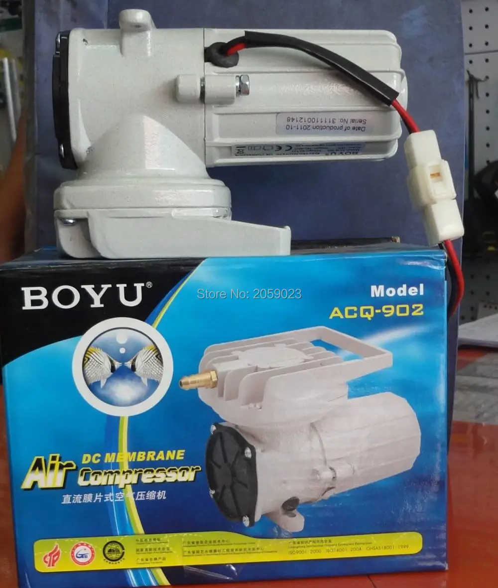 Аквариумный насос DC12V аэратор для рыбного пруда воздушный компрессор с