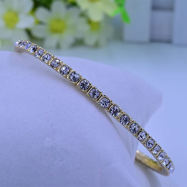 hot sale Fashion 68mm 3pieces=1set High Quality Bracelet for Women Multicolor artificial diamonds bangles Christmas Gift | Украшения и