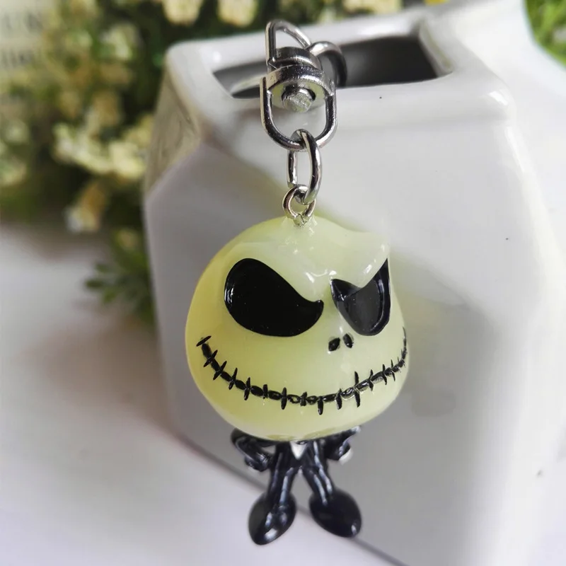 Новинка 2019 мультяшный брелок Eve Skull Jack люминесцентный вокальный кулон для ключей