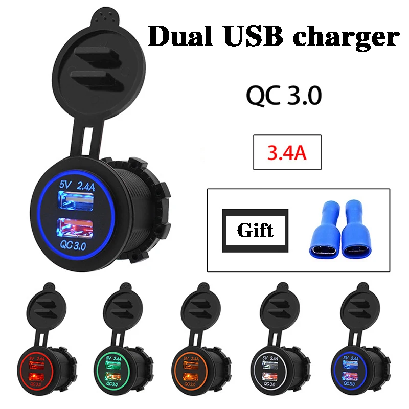 Новое Супербыстрое зарядное устройство для мотоциклов и домов на колесах QC 3 0