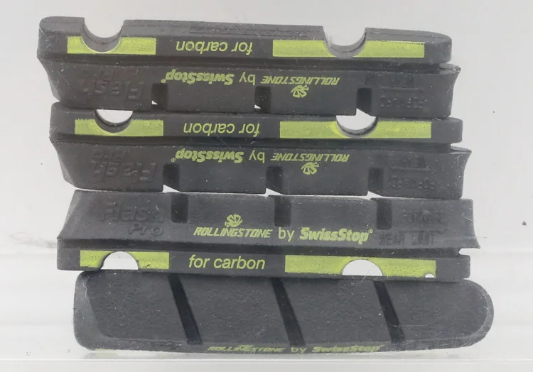 Swissstop Flash Pro Black Prince Carbon Rim Brake Pad Inserts x 4 - no original box | Спорт и развлечения