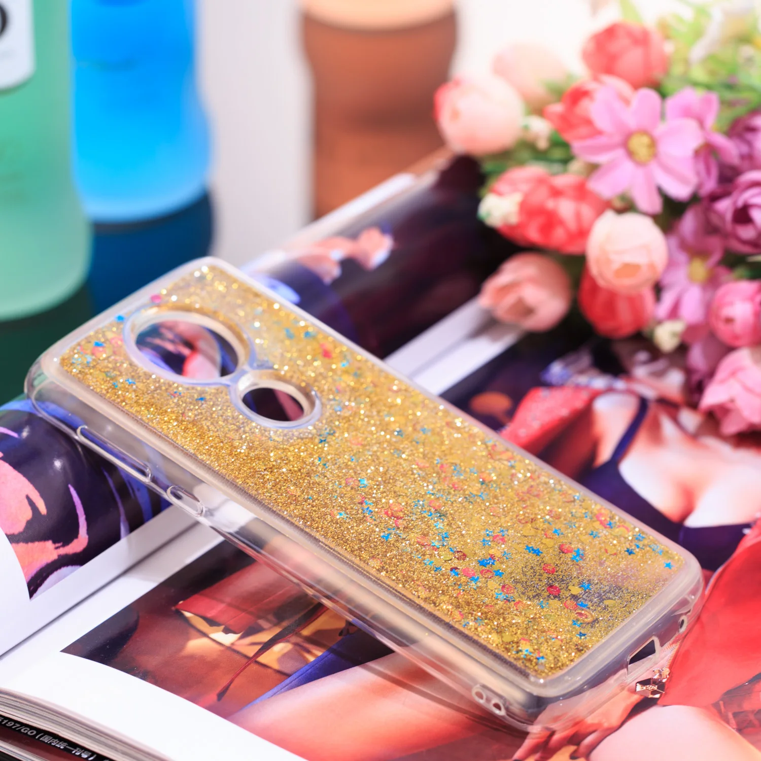 Luxury Bling Glitter For coque Motorola Moto G5S Plus Soft Silicone case Crystal Sequins Quicksand funda cover |
