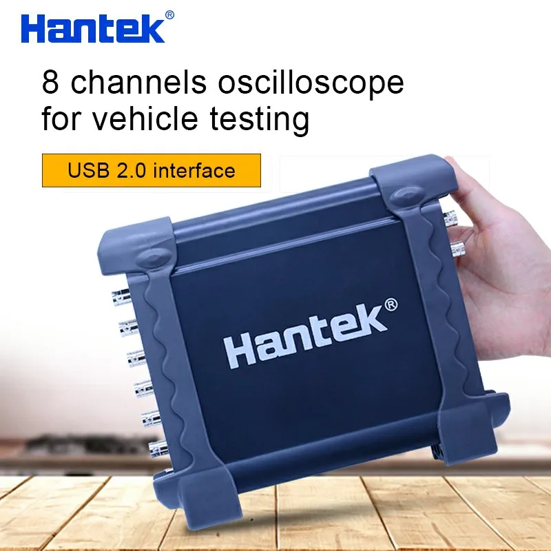 Hantek 1008C 8CH PC USB Automotive Diagnostic Digital Oscilloscope DAQ Program Generator 2.4MSa/s vehicle tester|automotive oscilloscope|hantek