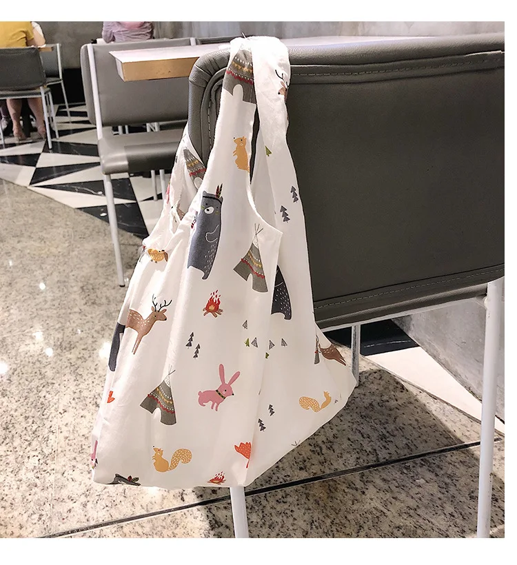 Новинки для женщин Удобный Складной многоразовая сумка для покупок Tote Сумка в стиле casual утилизация отходов Сумки домашнего хранения косметичка