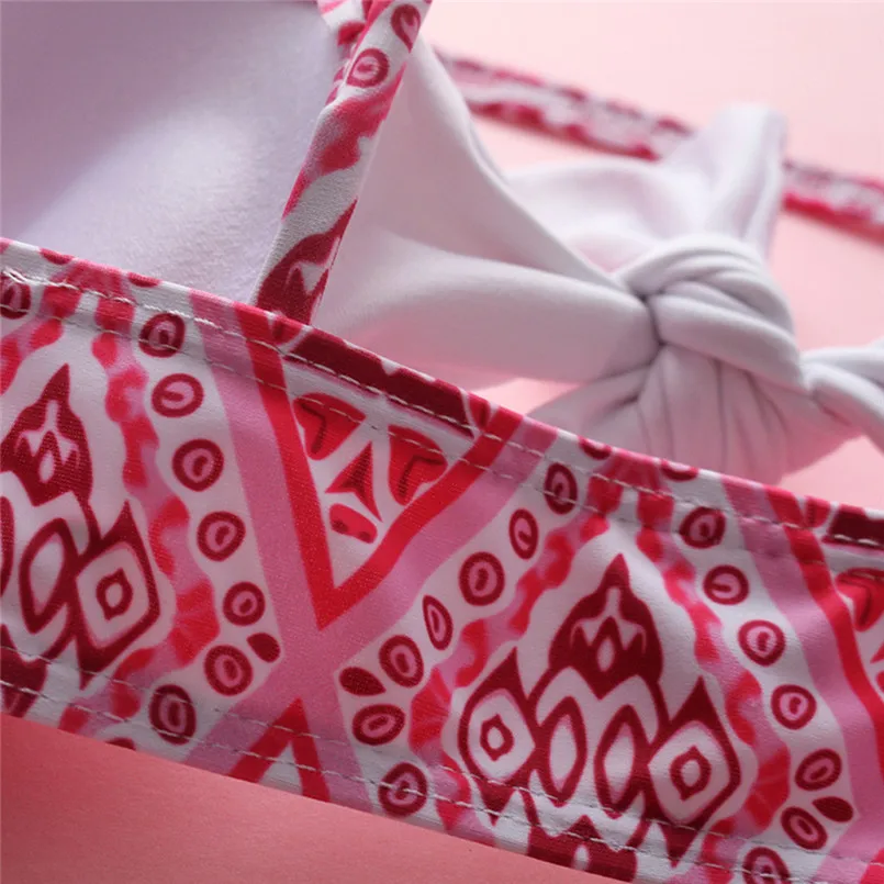 Комплект женского нижнего белья с чашками пуш ап и принтом|Комплекты белья| |