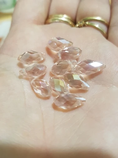 NiceBeads 6*12 мм Разноцветные Хрустальные стеклянные граненые бусины для женщин