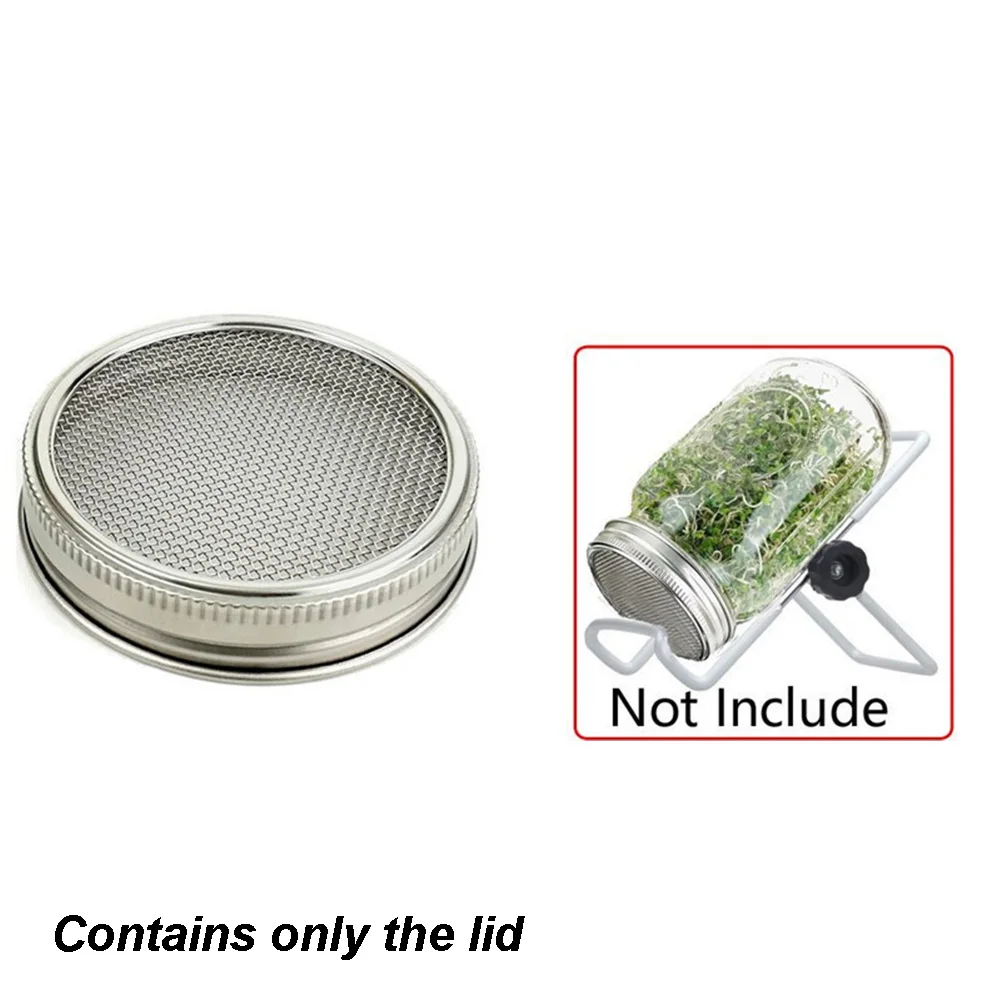 Sprouting крышка банки комплект для широкого рта прочный нержавеющая сталь ростков