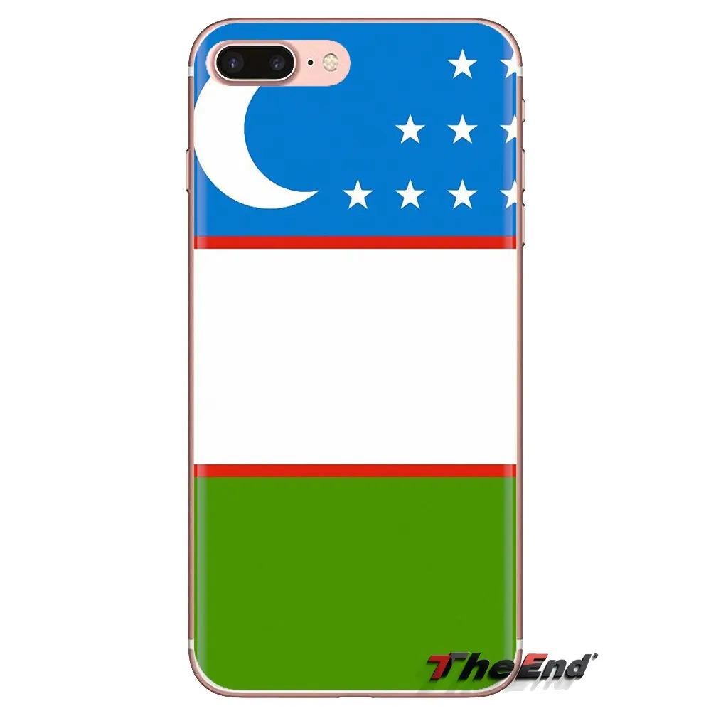 For Sony Xperia Z Z1 Z2 Z3 Z5 compact M2 M4 M5 C4 E3 T3 XA Huawei Mate 7 8 Y3II Mefans Uzbekistan Flag Hand Waving TPU Cover Bag |