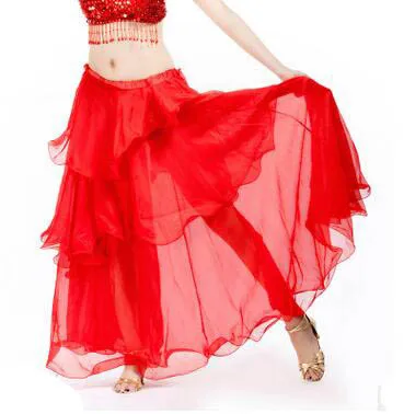 Red DJGRSTER, новинка, юбки для танца живота, юбка для танца живота, костюм, платье для тренировок, платья для выступлений для женщин, платье для танца живота - Цвет: Red