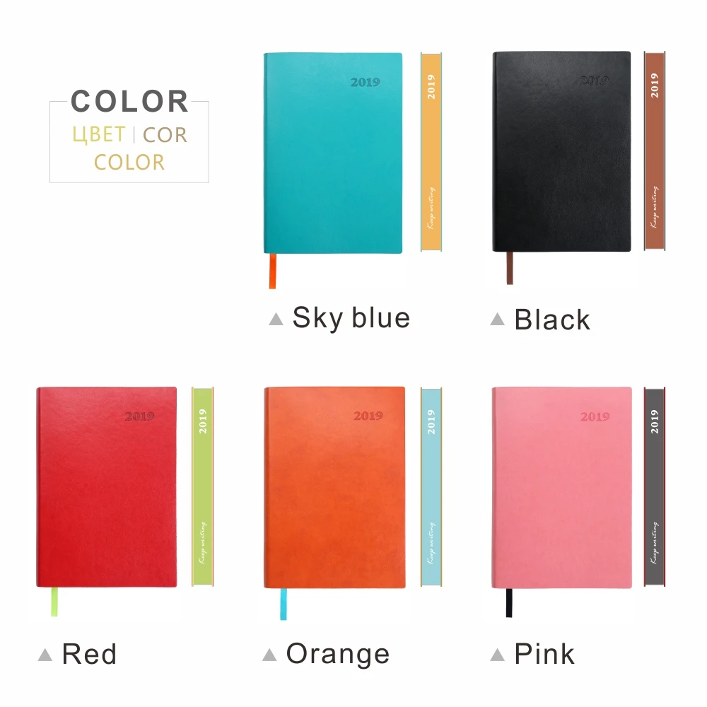 2019 дневник неделя на трех страниц журнал китайский календарь планировщик