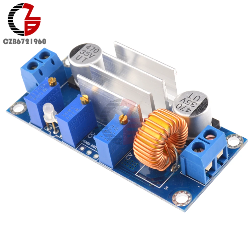 XL4005 5A DC-DC понижающий преобразователь напряжения ПИТАНИЕ ТРАНСФОРМАТОР CC CV литиевая батарея зарядная плата для Arduino