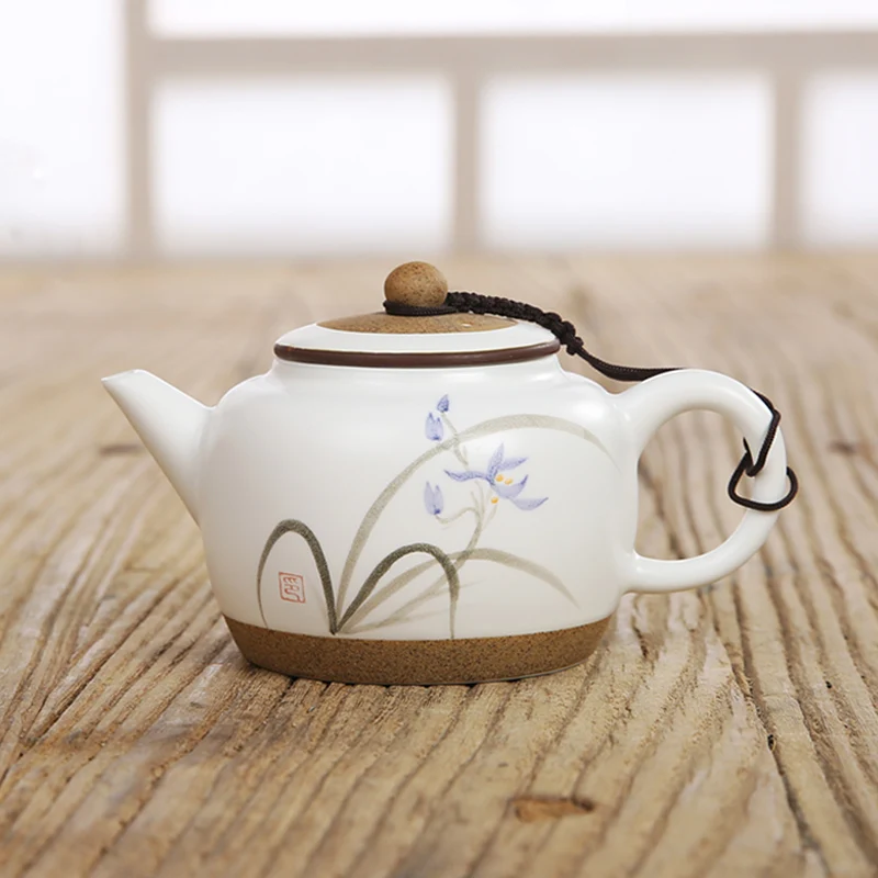 220 мл Цзиндэчжэнь ручная роспись корень лотоса/орхидея керамические чайные