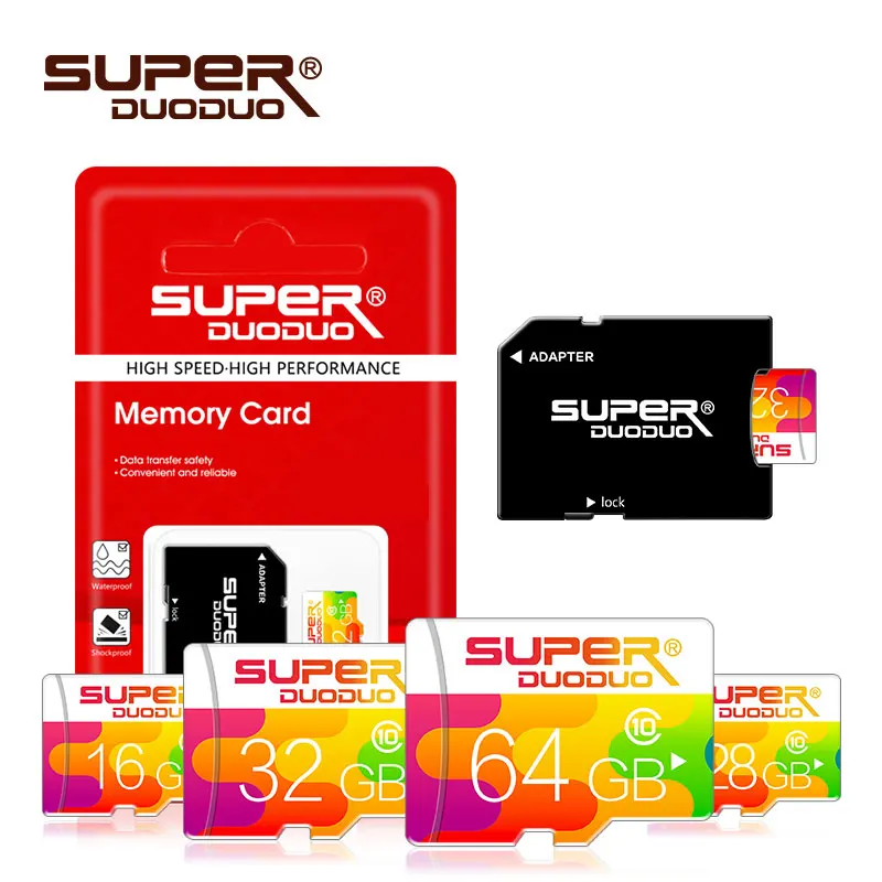 Карта памяти Micro SD реальная емкость 4 ГБ/8 ГБ/16 ГБ/32 ГБ/64 Гб/128 ГБ класс 10 карта для