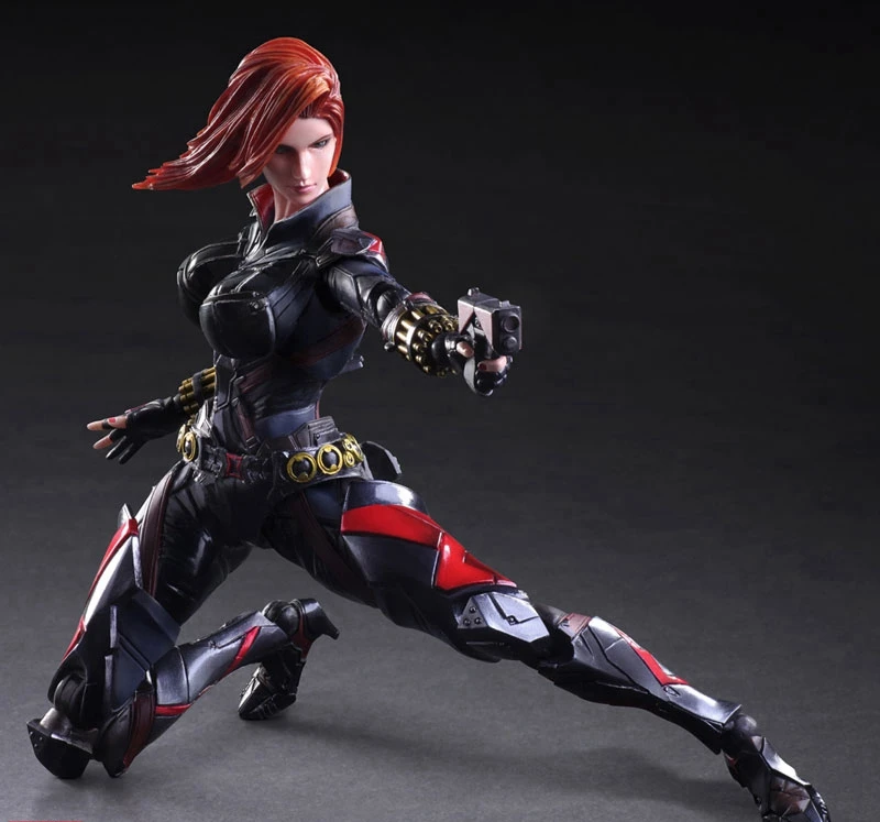 Play Arts Kai Черная Вдова супергерой Наташа романтическая па 27 см ПВХ фигурка кукла