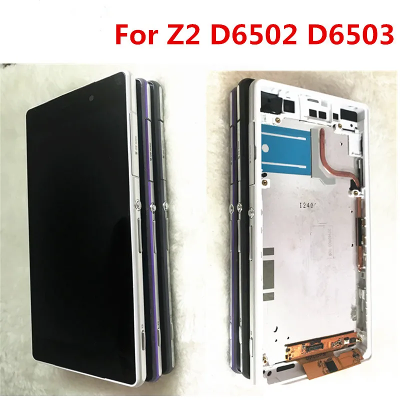 100% Оригинальный ЖК дисплей для sony Xperia Z2 D6502 D6503 D6543 L50W D6502D кодирующий
