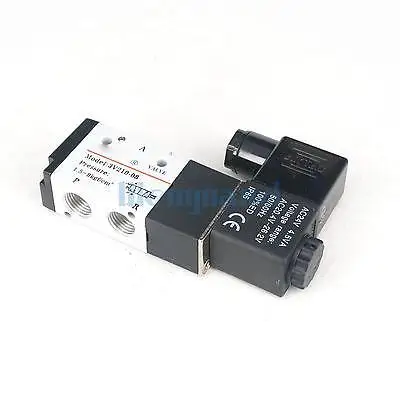 AC24V 3V210 08 3 позиционный 2 1/4 &quotПневматический Соленоидный клапан корпус из