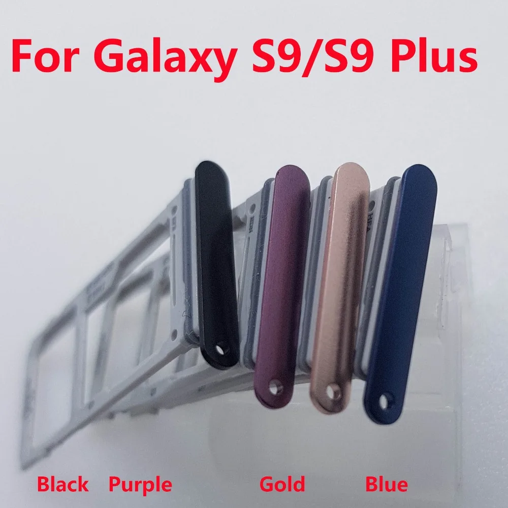 Для Samsung Galaxy S9 G960 G960FD/S9 Plus G965 G965F G965FD G965U двойная sim карта/одна карта + слот лоток для