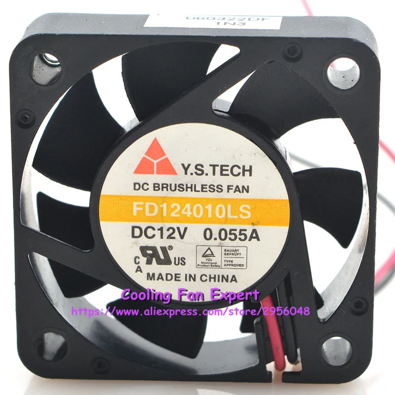 Y.S.Tech FD124010LS Ультра тихий масляный Вентилятор охлаждения подшипника постоянного