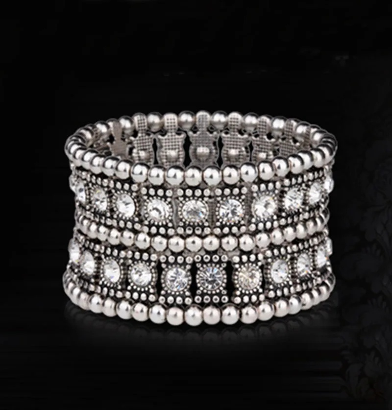 Эластичные браслеты с микроинкрустацией карат из фианита для тенниса эластичные