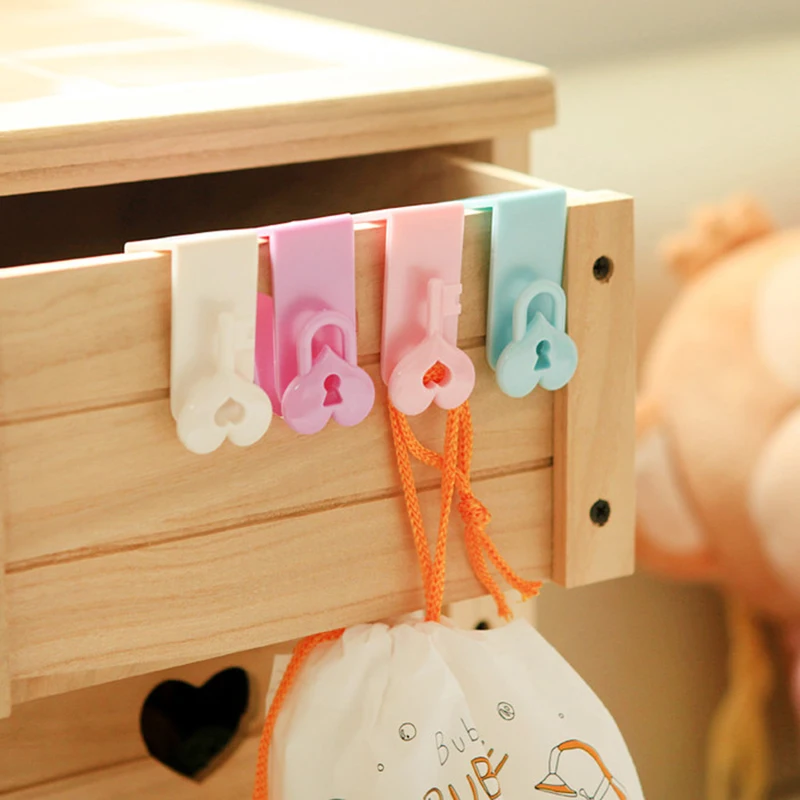 2 шт./компл. крюк двери пластиковый кухонный шкаф вешалка для одежды крючок ванной