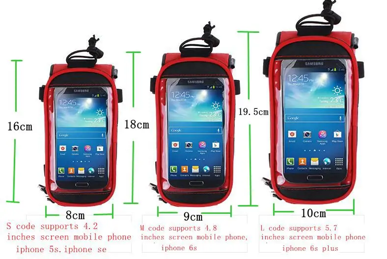 Велосипедная сумка ROSWHEEL велосипедная Рама для iphone держатель мобильный телефон