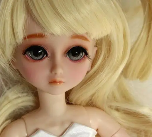 Полный комплект высокое качество 1/6 bjd 30 см ПВХ кукла девушка парик одежда все