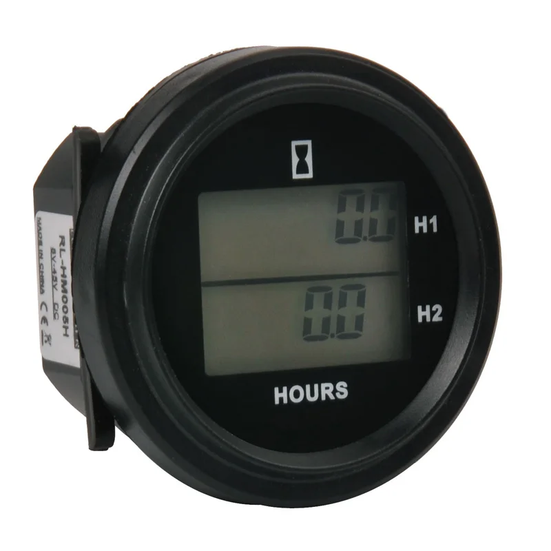 ЖК-дисплей постоянного тока 8-48 В оснастка на двухчасовом метре для дизельного