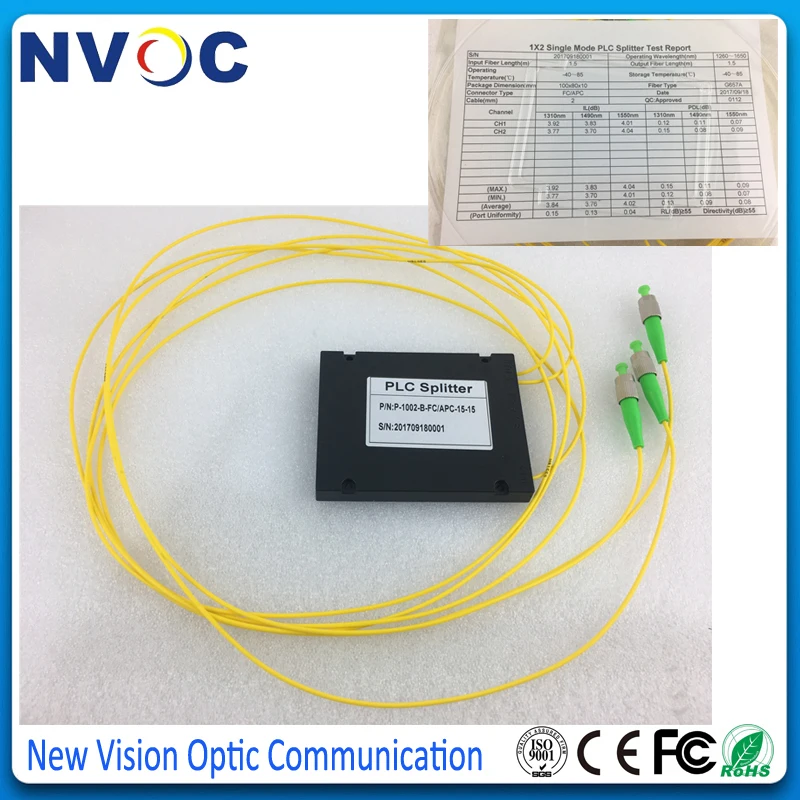 1x2 2 мм 1 м ABS Box LC/UPC FTTH 1*2 SC/UPC FC/UPC PLC Splitter/FBT Coupler | Мобильные телефоны и аксессуары