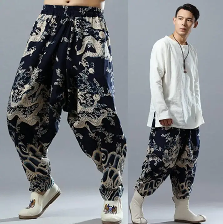 Брюки шаровары для мужчин широкие брюки брюки|harem pants men|pants for menpants men |