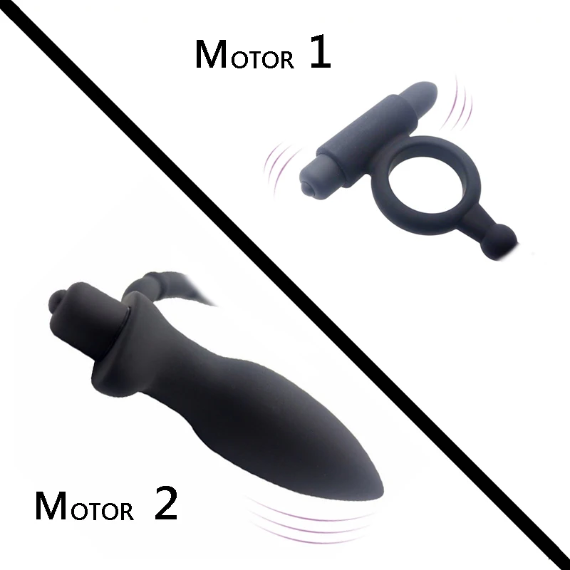 Sex Anal Plug Prostate Massager Cock Ring Vibrating Penis Double Vibrator Chastity Game Erotic Adult Toys For Men |
