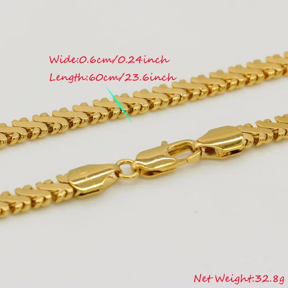 Женская винтажная цепочка Adixyn с длинной цепочкой в стиле хип хоп 6 ММ золотого