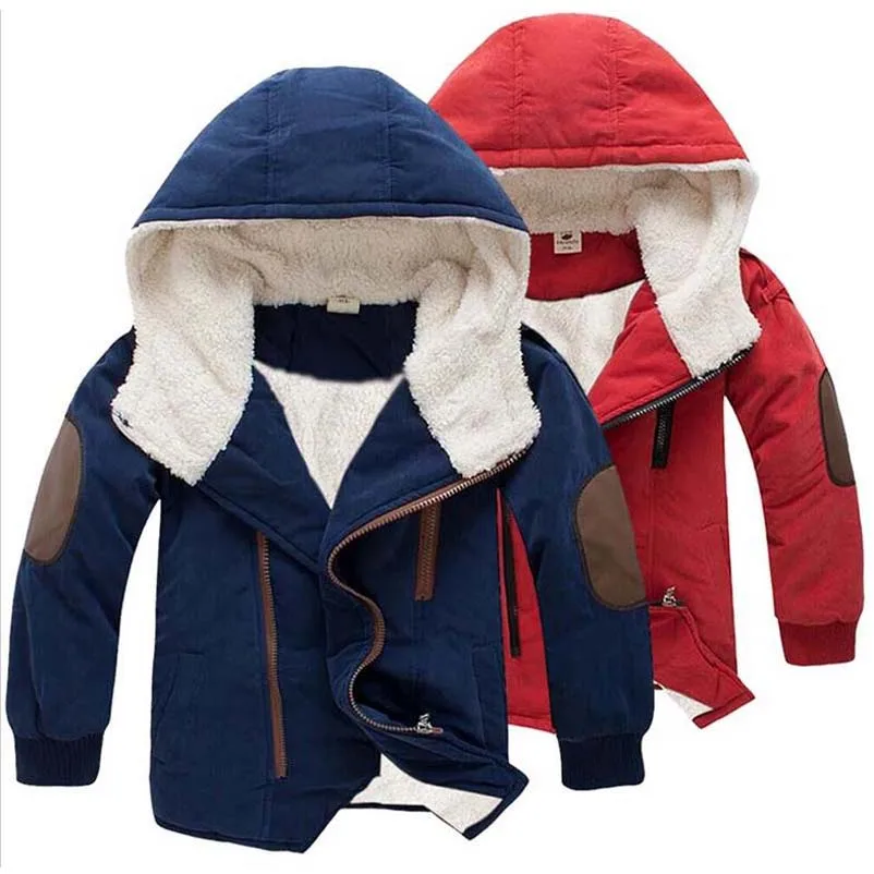 2018 зимнее теплое ветрозащитное пальто с флисовой подкладкой для мальчиков и