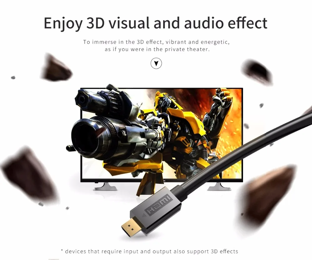 Кабель HDMI ORICO 4K 3D для HD TV сплиттер switcher PS3 проектор LCD компьютер 0 5/1/1. 5/3 м