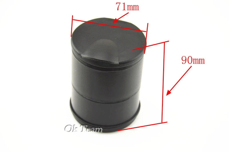 Износостойкий портативный контейнер с жестким корпусом для авто пепельница