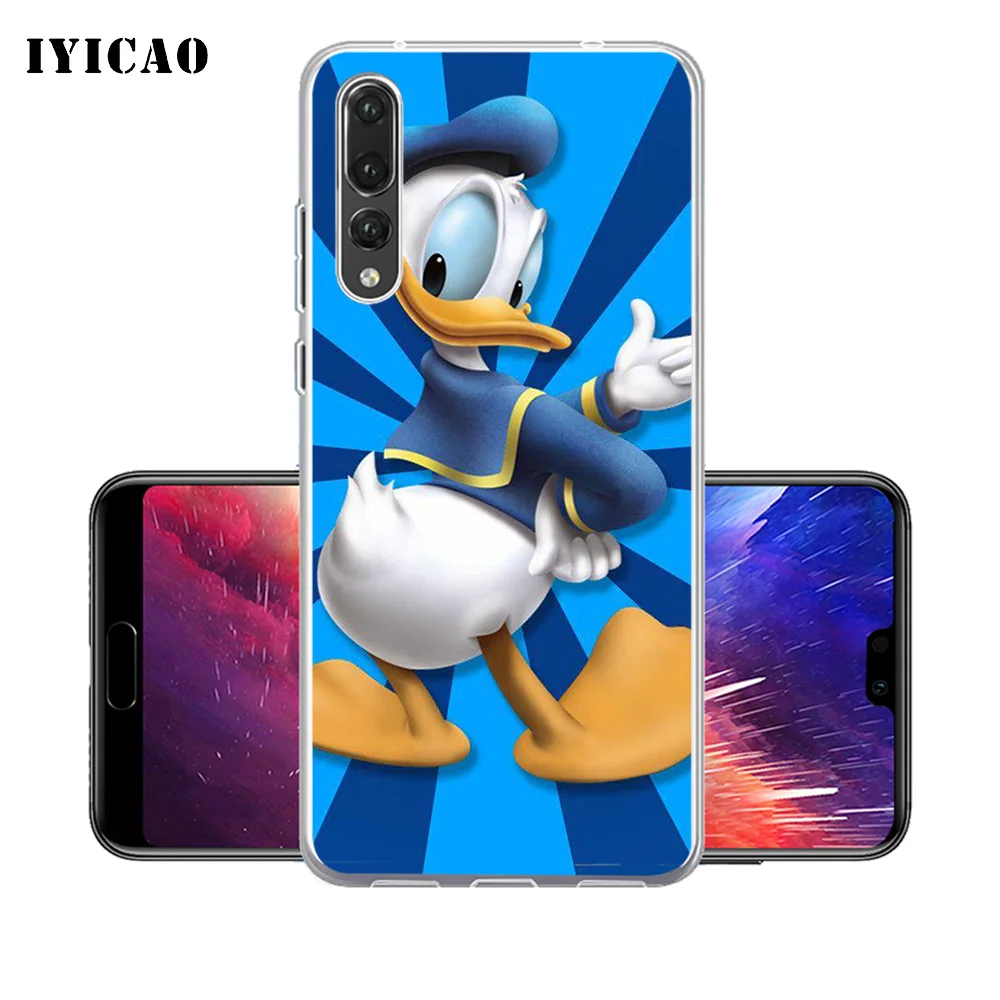 IYICAO Дональд Дак Мягкий силиконовый чехол для телефона Huawei P30 P20 Pro P10 P9 P8 Lite P Smart TPU |