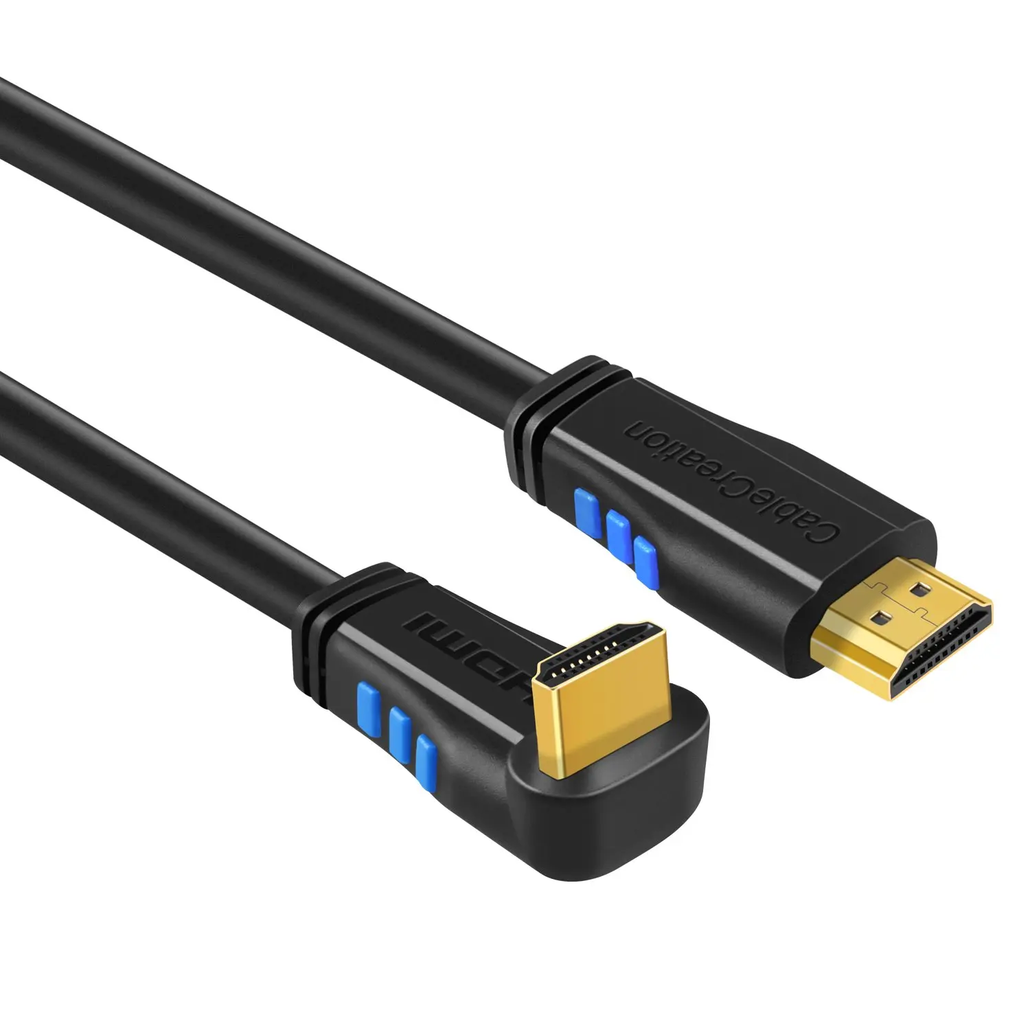 Кабель HDMI 2 0 jorinдо 4K (60 Гц) вниз угол 90 градусов кабель с позолоченным разъемом