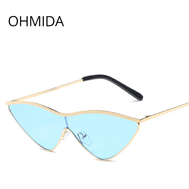 Женские винтажные солнцезащитные очки OHMIDA розовые брендовые дизайнерские